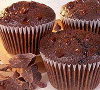 Diabetic Chocolate Spearmint Muffins